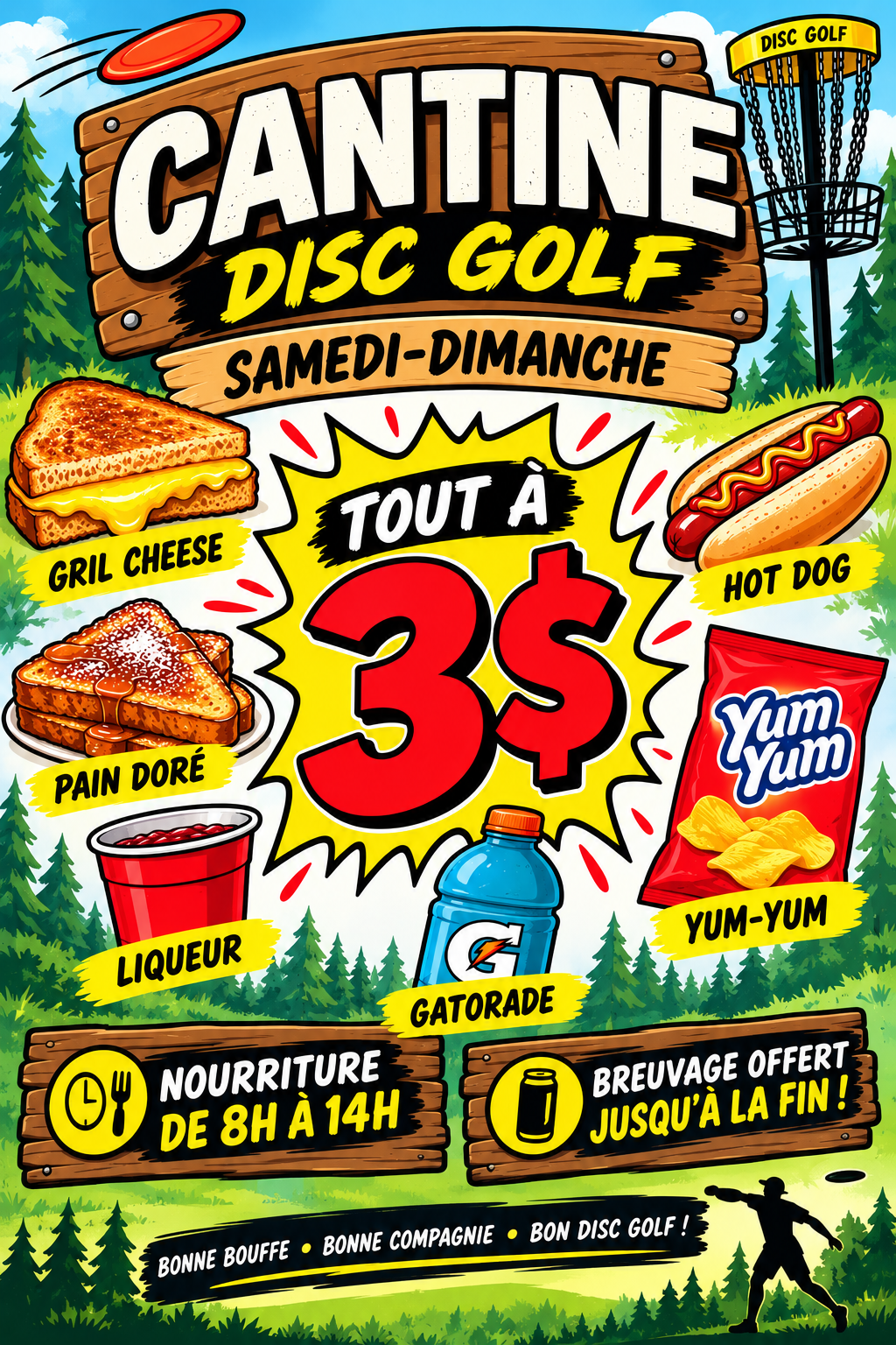 Affiche de la cantine